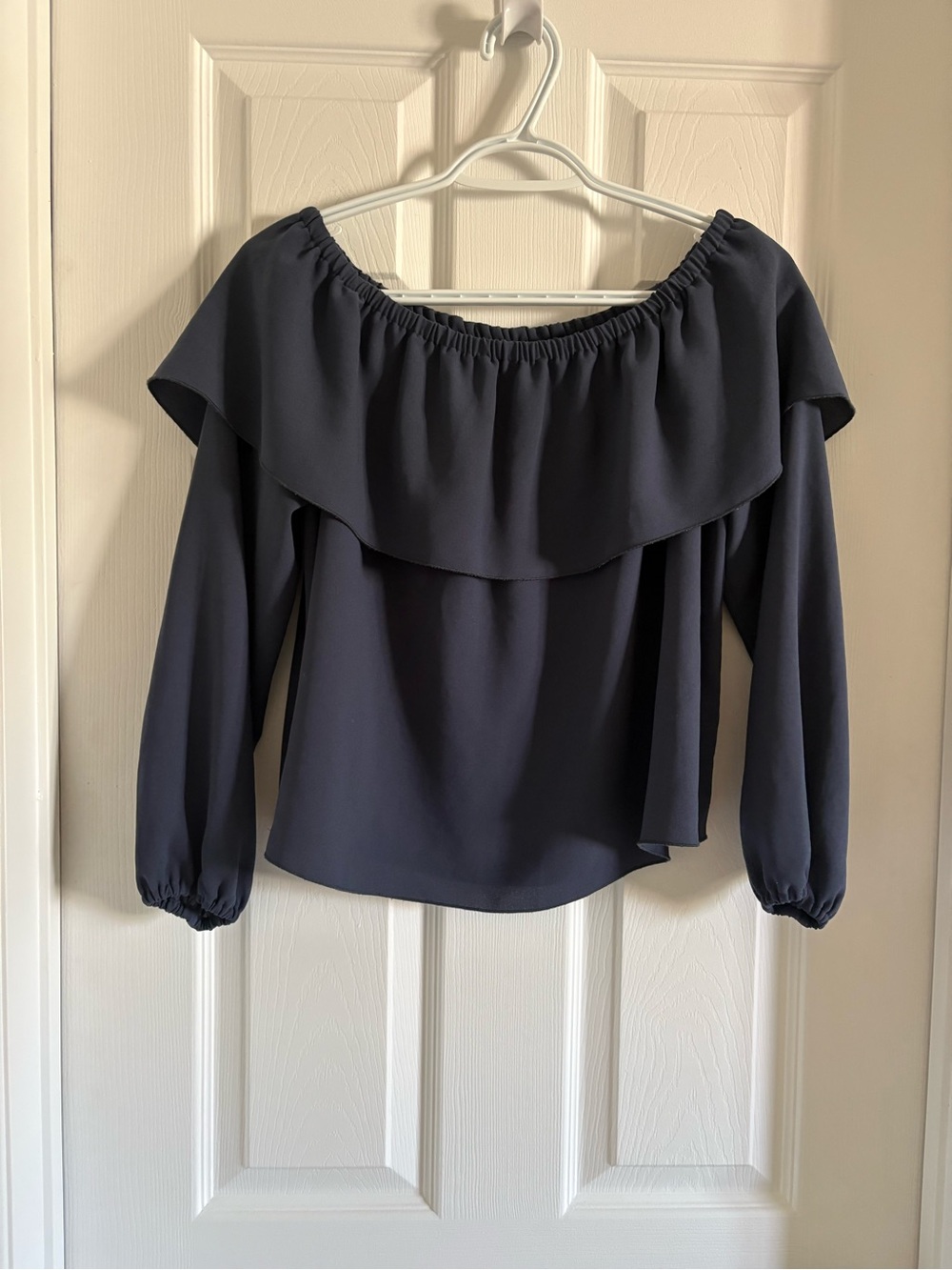Wilfred Off-The-Shoulder Ruffle Blouse - Picture 2 of 5